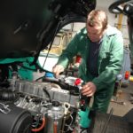 Man working in engine - Building services - Northern Bear PLC